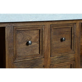 Kitchen furniture Home ESPRIT White Brown 168 x 76 x 92 cm-6