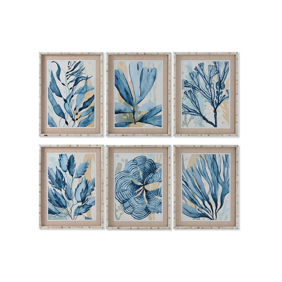 Painting Home ESPRIT Blue 50 x 3 x 65 cm (6 Units)-0