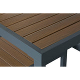 Kitchen furniture Home ESPRIT Grey Natural 127 x 100 x 90 cm 127 x 100 x 95 cm-4