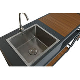 Kitchen furniture Home ESPRIT Grey Natural 127 x 100 x 90 cm 127 x 100 x 95 cm-7