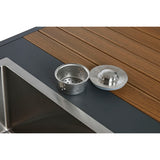 Kitchen furniture Home ESPRIT Grey Natural 127 x 100 x 90 cm 127 x 100 x 95 cm-6