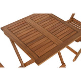 Table set with 2 chairs Home ESPRIT Brown 60 x 60 x 74 cm-4