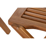 Table set with 2 chairs Home ESPRIT Brown 60 x 60 x 74 cm-2