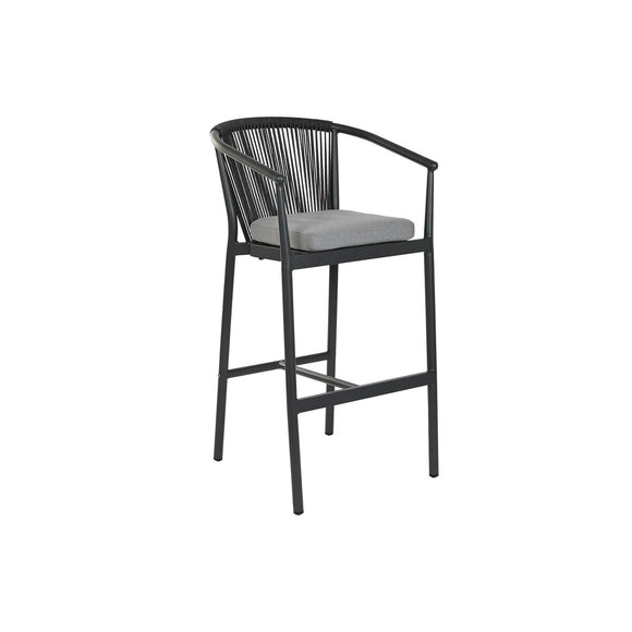 Stool Home ESPRIT Aluminium synthetic rattan 57 x 61 x 108 cm-0
