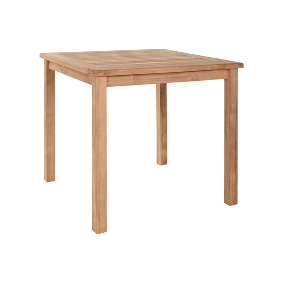 Dining Table Home ESPRIT Brown Teak 80 x 80 x 77 cm-0
