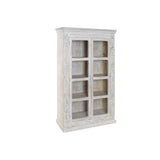 Display Stand Home ESPRIT White Crystal Mango wood 100 x 45 x 180 cm-0