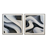 Painting Home ESPRIT Aluminium MDF Wood 80 x 3,5 x 80 cm-0