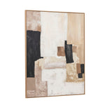 Painting Home ESPRIT White Beige Abstract Urban 92 x 4,5 x 121,5 cm (2 Units)-3