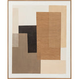 Painting Home ESPRIT Brown Beige Abstract Urban 80 x 4,5 x 100 cm (2 Units)-7