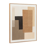 Painting Home ESPRIT Brown Beige Abstract Urban 80 x 4,5 x 100 cm (2 Units)-6
