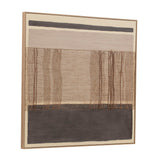 Painting Home ESPRIT Brown Black Abstract Urban 102 x 4,5 x 102 cm (2 Units)-3