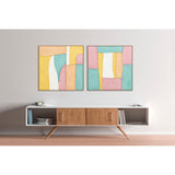 Canvas Home ESPRIT polystyrene Canvas 102 x 4,5 x 102 cm-1