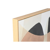 Painting Home ESPRIT Brown Black Abstract Urban 100 x 4 x 140 cm (2 Units)-2