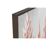 Painting Home ESPRIT Green Orange Pink Dark grey Flower Shabby Chic (2 Units)-3