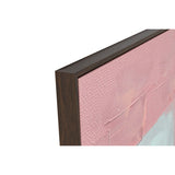 Painting Home ESPRIT Yellow Beige Pink Turquoise Abstract Urban (2 Units)-3