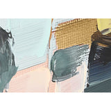 Painting Home ESPRIT Yellow Beige Pink Turquoise Abstract Urban (2 Units)-2