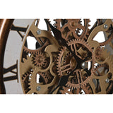 Table clock Home ESPRIT Black Golden Vintage (2 Units)-2