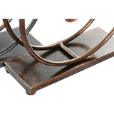 Table clock Home ESPRIT Black Golden Vintage (2 Units)-1