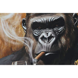 Painting Home ESPRIT Brown Black Golden 103,5 x 3,5 x 103,5 cm (2 Units)-2