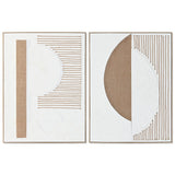 Painting Home ESPRIT Paper polystyrene 92,5 x 4,5 x 122,5 cm-0