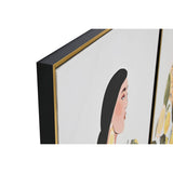 Canvas Home ESPRIT Yellow Green Mediterranean chica 82,5 x 3,5 x 122,5 cm (2 Units)-3