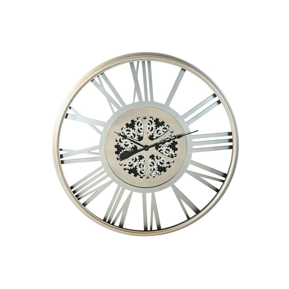 Wall Clock Home ESPRIT Silver Iron 102 x 9,5 x 102 cm-0