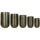 Planter Home ESPRIT Copper Aluminium Modern 50 x 50 x 89 cm 51,5 x 51,5 x 91 cm (5 Units)-1