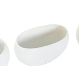 Planter Home ESPRIT White Aluminium 54 x 24 x 36 cm 54 x 25 x 36 cm (5 Units)-3
