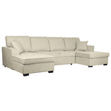 Sofabed Home ESPRIT Sand Modern 298 x 154 x 92 cm-10