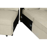 Sofabed Home ESPRIT Sand Modern 298 x 154 x 92 cm-9