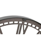 Wall Clock Home ESPRIT Black Golden Metal Crystal 100 x 9 x 100 cm-2