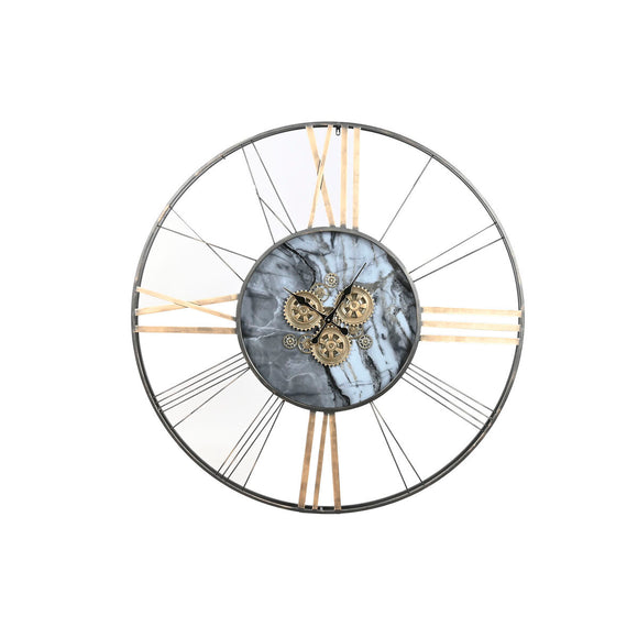 Wall Clock Home ESPRIT White Golden Metal 140 x 9 x 140 cm-0