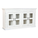 Sideboard Home ESPRIT White Crystal Mango wood 180 x 40 x 100 cm-0