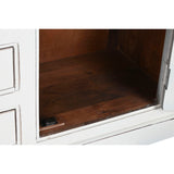 Display Stand Home ESPRIT White Crystal Mango wood 170 x 45 x 200 cm-6