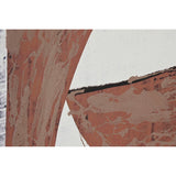 Painting Home ESPRIT Beige Terracotta Abstract 83 x 4,3 x 123 cm (2 Units)-2