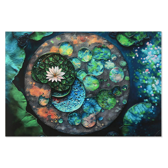 Painting Home ESPRIT Printed 150 x 0,4 x 100 cm-0