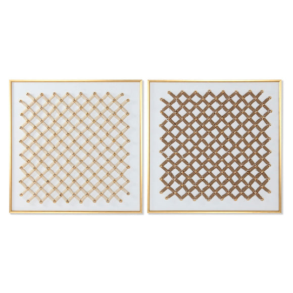 Canvas Home ESPRIT polystyrene Canvas 100 x 3,5 x 100 cm-0