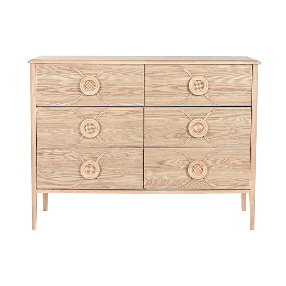 Chest of drawers Home ESPRIT Natural Romantic 120 x 40 x 90 cm-0
