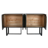 Sideboard Home ESPRIT Silver Metal Steel 151 x 41 x 80 cm-7