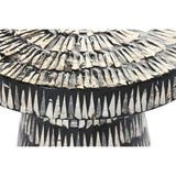 Side table Home ESPRIT Black Golden 40 x 40 x 48 cm-2