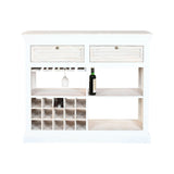 Bottle rack Home ESPRIT White 120 x 40 x 98 cm-2