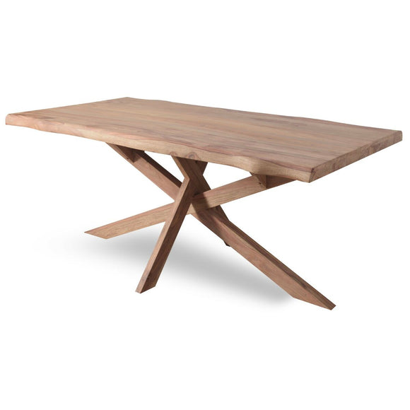 Dining Table Home ESPRIT Acacia 200 x 90 x 76 cm-0