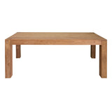 Dining Table Home ESPRIT Brown Teak 200 x 100 x 76 cm-1