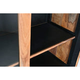 Display Stand Home ESPRIT Brown Black Teak Acacia 100 x 40 x 185 cm-5