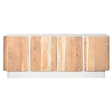 TV furniture Home ESPRIT White Natural 140 x 40 x 55 cm-1