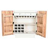 Bottle rack Home ESPRIT White Natural 85 x 50 x 100 cm-7