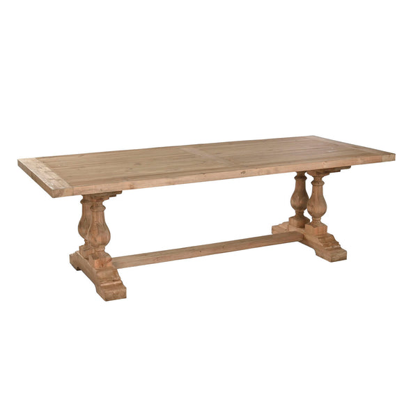 Dining Table Home ESPRIT Fir Recycled Wood 240 x 100 x 76 cm-0