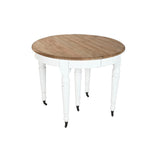 Dining Table Home ESPRIT White Fir 100 x 100 x 78 cm-2