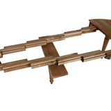 Dining Table Home ESPRIT Natural Fir 100 x 100 x 78 cm-4