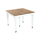 Dining Table Home ESPRIT White Fir 100 x 100 x 78 cm-3